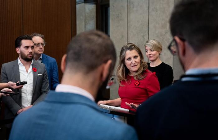 Ministère des Finances | Freeland devrait présenter un énoncé économique cet automne