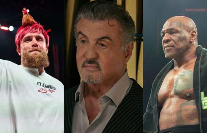 Sylvester Stallone a apparemment fait son choix pour Mike Tyson contre. Jake Paul, mais les sites de paris disent le contraire