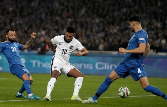 Grèce 0 – 3 Angleterre