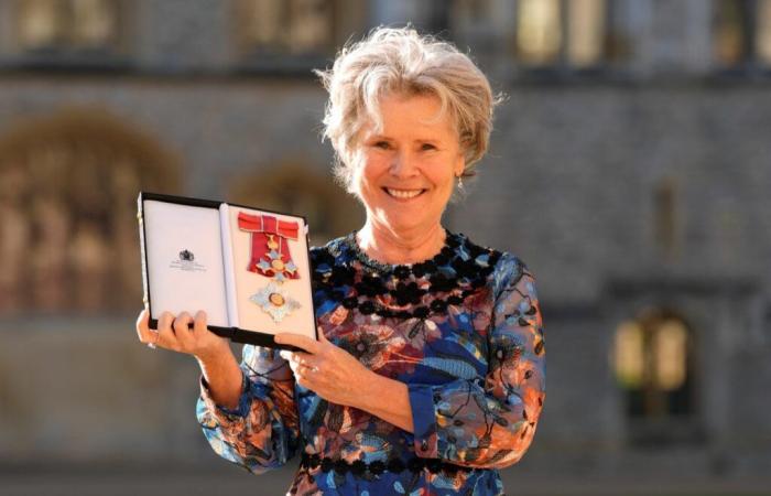 Imelda Staunton a été décorée par le prince William