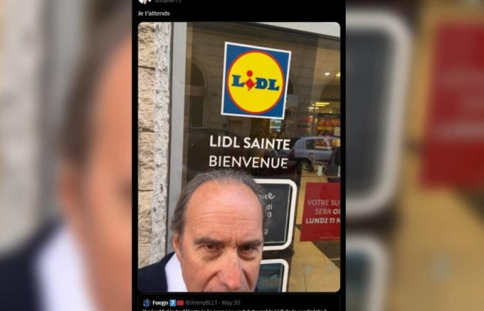 Xavier Niel répond à la provocation d’un internaute en se filmant devant un Lidl à Marseille