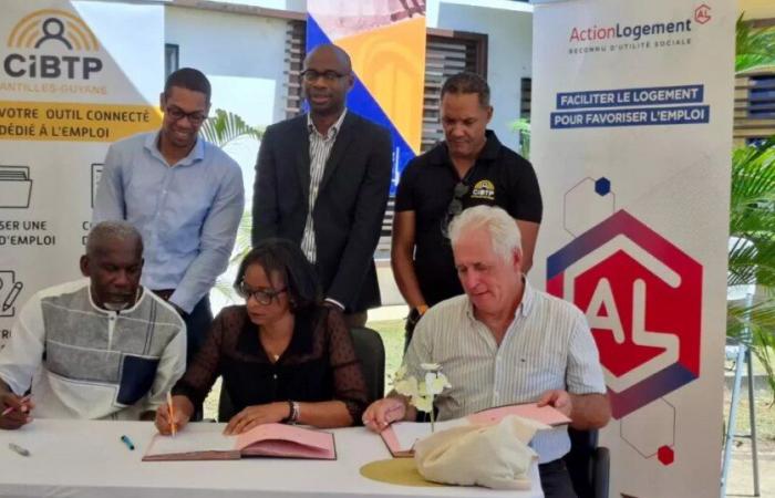 Congés BTP Antilles-Guyane et Action Logement signent un partenariat pour faciliter l’accès au logement des ouvriers du BTP en Guyane