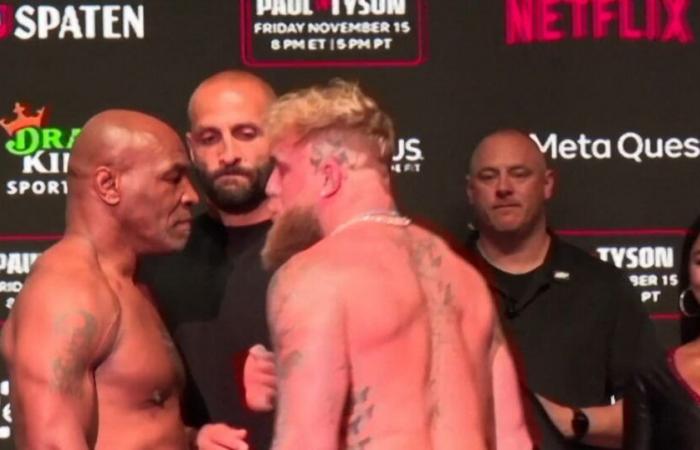 Mike Tyson gifle Jake Paul avant le match prévu