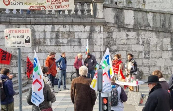 Savoie. Manifestation des syndicats d’enseignants et du personnel des collèges publics