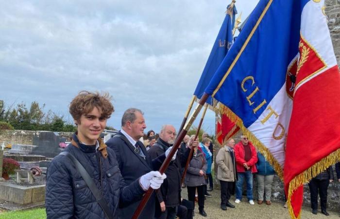 A 16 ans, Louis devient porte-étendard des Anciens Combattants du Cotentin