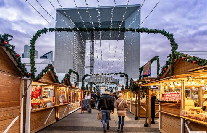 Le marché de Noël géant de La Défense est ouvert ! Animations festives et patinoire au programme