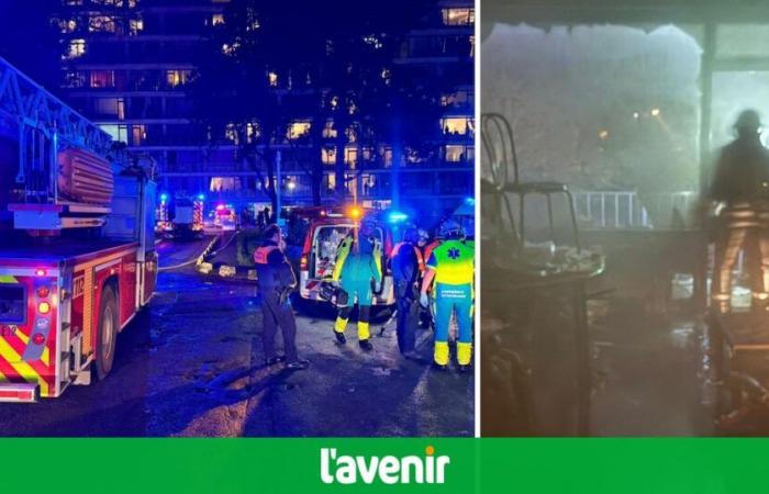 Un blessé grièvement et deux blessés légers dans l’incendie d’un appartement à Uccle (Photo)