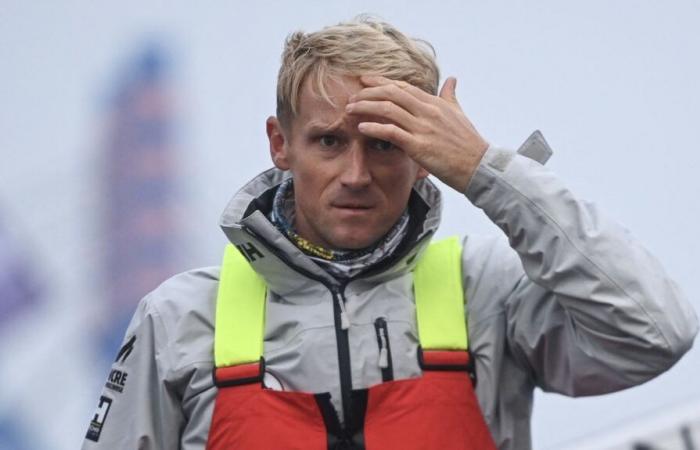 Maxime Sorel, premier skipper à abandonner après cinq jours de course