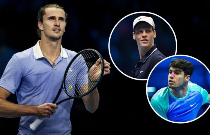 Ce qu’Alexander Zverev a commencé à faire après les matchs juste pour « suivre » Jannik Sinner et Carlos Alcaraz