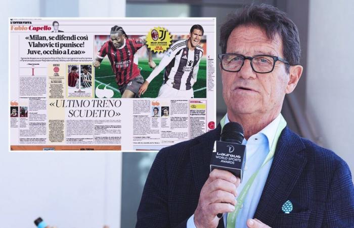 Capello admet que Fonseca doit exiger un Milan contre Juventus “à la Bernabeu” : “Il a semblé s’épanouir”