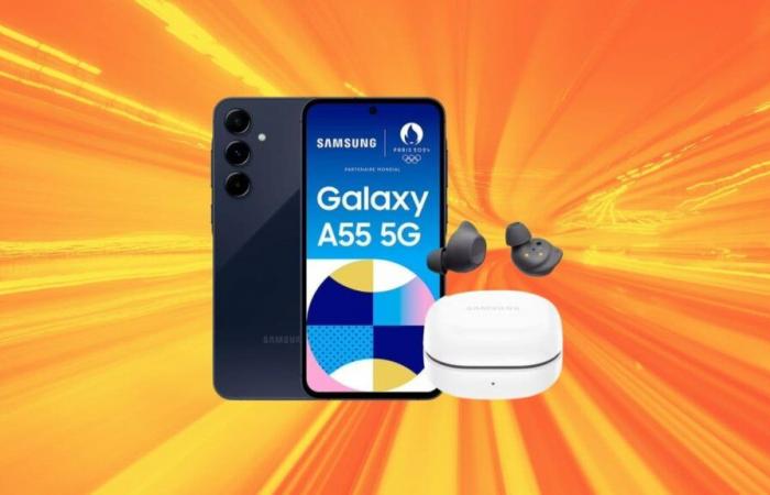 Le Samsung Galaxy A55 avec écouteurs sans fil intégrés est à un prix très attractif chez Electro Dépôt