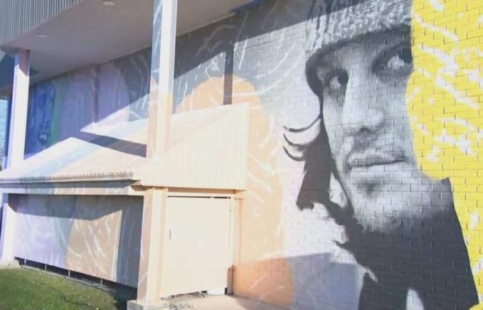 EN IMAGES | La murale en hommage à Karl Tremblay inaugurée à Repentigny