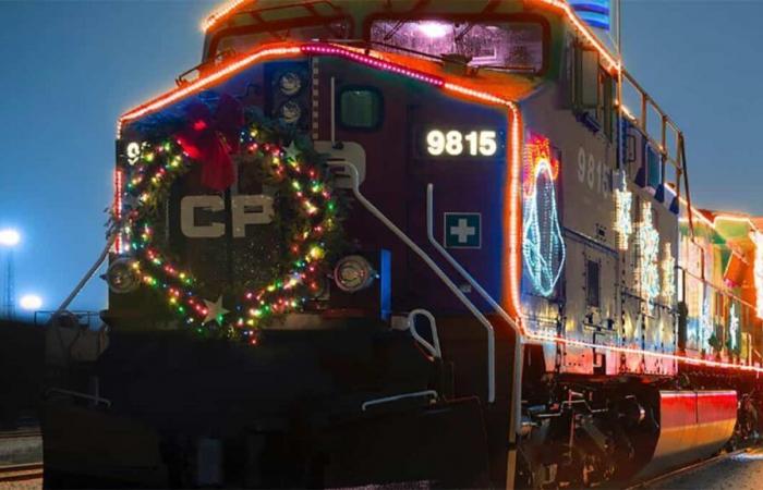 Le Train de Noël revient en novembre, voici les dates de sa visite au Québec