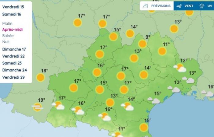 Quelles prévisions météo Météo France prévoit-il pour Toulouse et l’Occitanie ce week-end ?