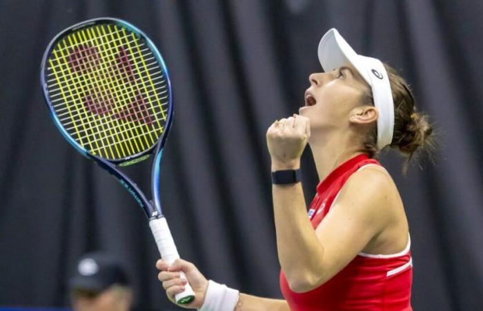 Le tennis féminin suisse mène 2-0 contre la Serbie