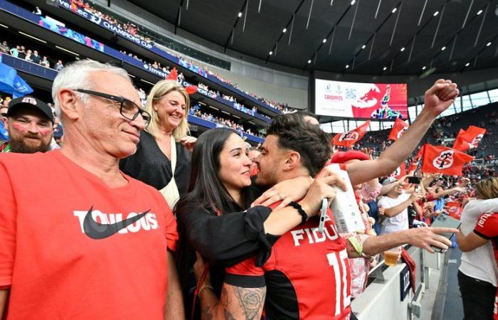 le joueur star du Stade Toulousain dévoile (enfin) le prénom de son fils