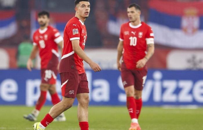 six Romains ont terminé le match Suisse-Serbie