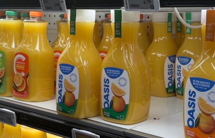 Le jus d’orange 50% plus cher qu’en 2023