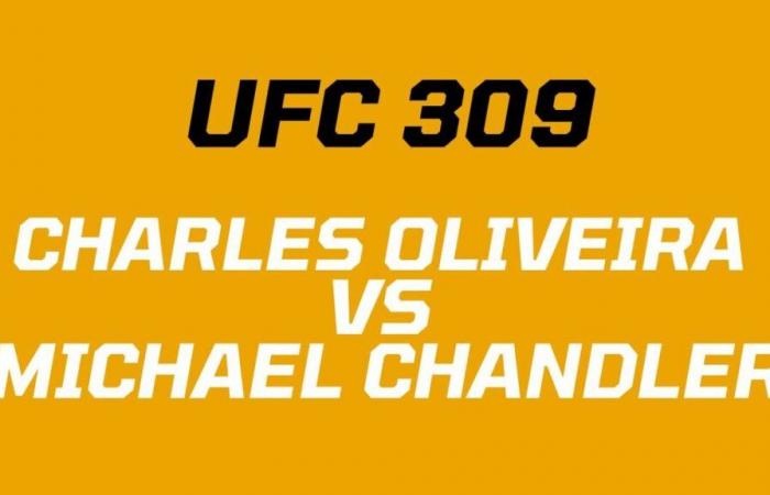 à quelle heure et sur quelle chaîne regarder le combat Oliveira vs Chandler