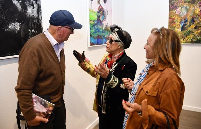 Inauguration à Rabat de l’exposition ‘Poésie et peinture’ de Loubaba Laalej