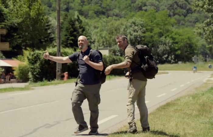 Avec 25 kilos de cailloux sur le dos, ils parcourent la Haute-Garonne pour une nouvelle émission télé