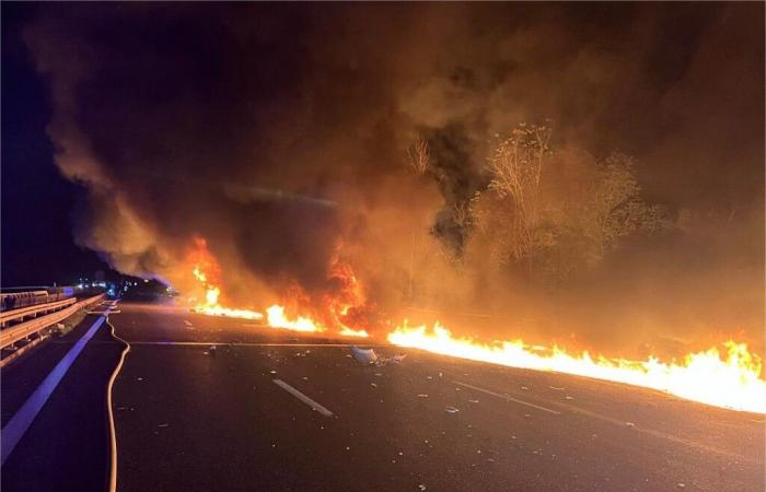 Incendie impressionnant et fermeture de l’autoroute A1 dans l’Oise : que s’est-il passé ?