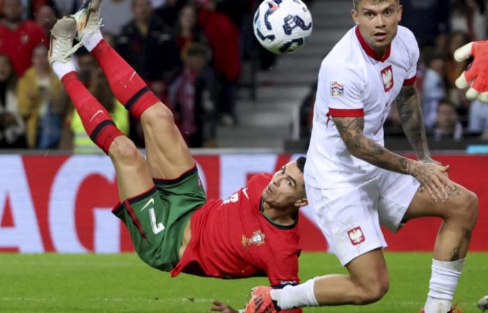 Cristiano Ronaldo inscrit un doublé pour la qualification du Portugal