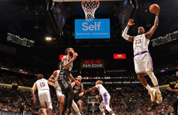 LeBron James réalise un 4e triple-double consécutif lors de la victoire des Lakers