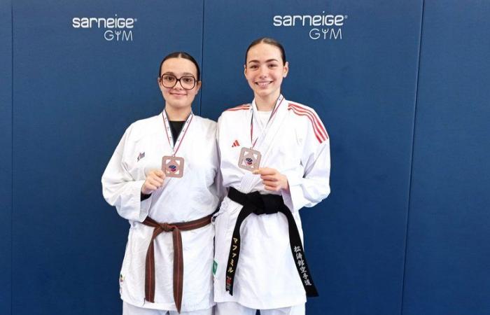 Saint-Sylvestre-sur-Lot. Manon et Alycia, médaillées de bronze au Norris Roland-Garros