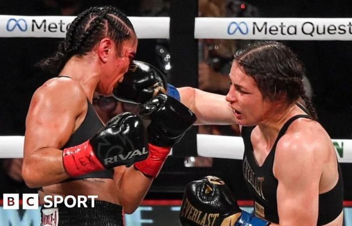 Katie Taylor bat de peu Amanda Serrano aux points dans un match revanche épique