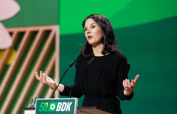 Robert Habeck à la conférence du parti fédéral des Verts : longue attente, discours court