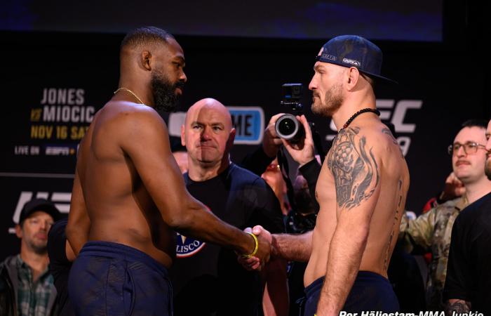 Jon Jones est-il unanime pour battre Stipe Miocic ?