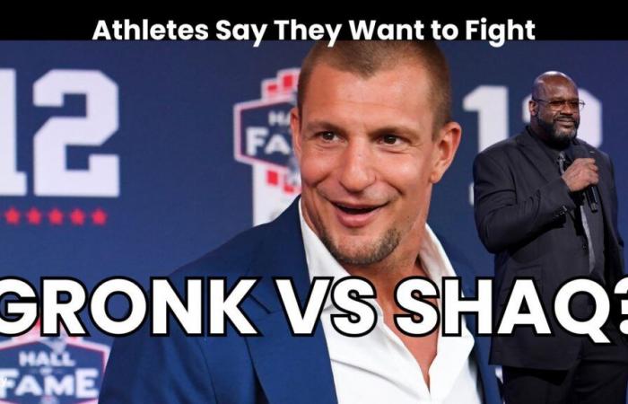 Shaq contre Gronk ? Rob Gronkowski défie Shaq de se battre