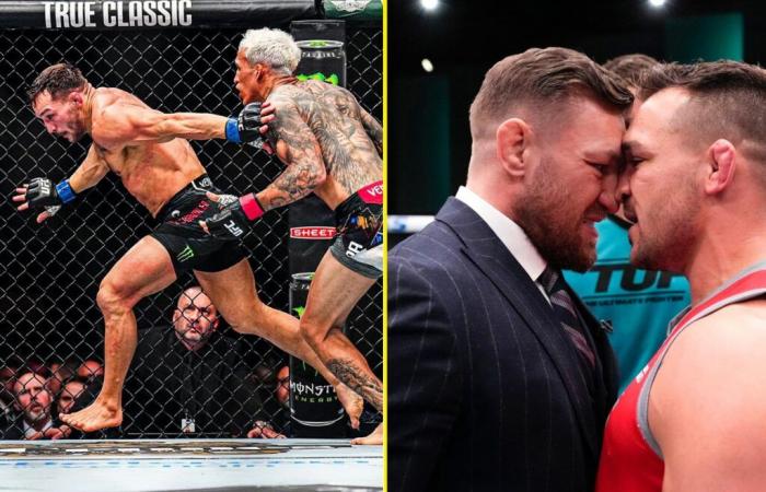 Michael Chandler interpelle Conor McGregor après avoir partagé l’un des plus grands rounds de l’histoire de l’UFC avec Charles Oliveira