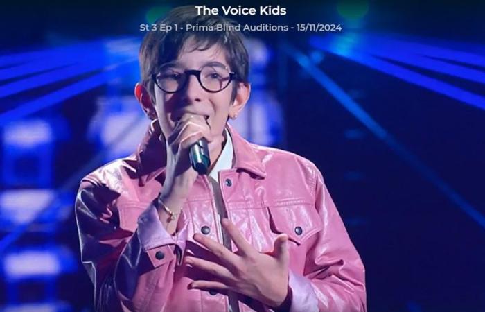 Emma, ​​13 ans, protagoniste de “The Voice”