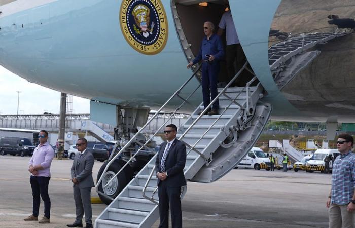 Joe Biden arrive à Manaus pour une visite historique en Amazonie