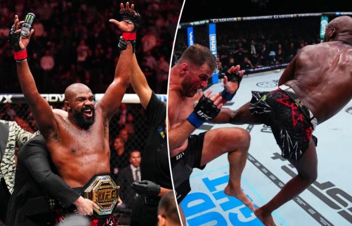 Jon Jones domine Stipe Miocic pour conserver le titre des poids lourds