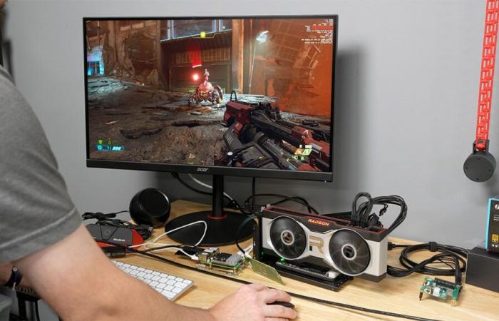 Raspberry Pi 5 va au-delà du jeu rétro en exécutant Doom Eternal en 4K avec un GPU AMD