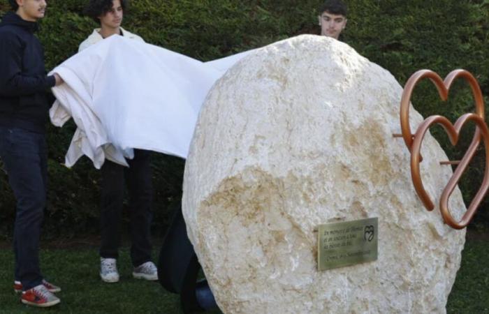 Drame de Crépol. Une stèle érigée en hommage à Tommaso Perotto, un an après sa mort