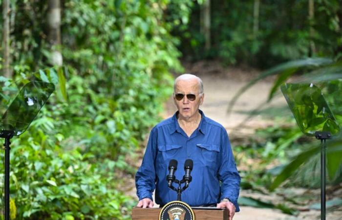 Depuis l’Amazonie, Biden envoie un message à Trump sur le climat