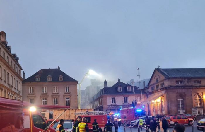 UN TERRIBLE INCENDIE AU CENTRE-VILLE DE METZ