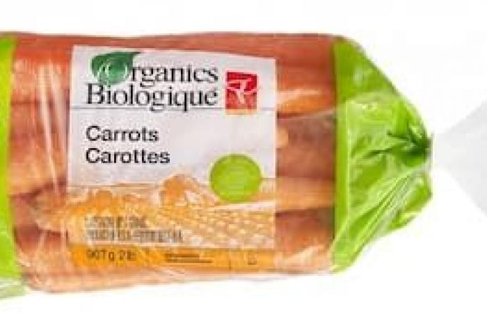 rappel urgent de mini-carottes et de carottes entières après un décès aux États-Unis