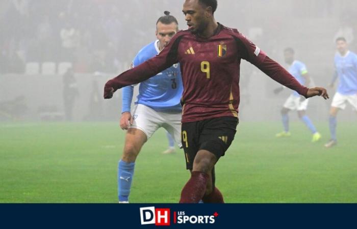 les Diables Rouges, désespérés, perdent contre Israël mais restent barragistes (1-0)