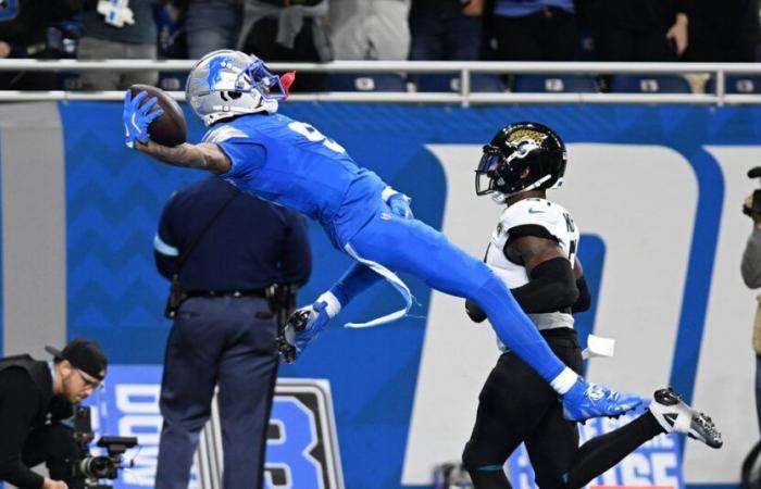 6 gagnants, 1 perdant lors de la victoire 52-6 des Lions contre les Jaguars de Jacksonville