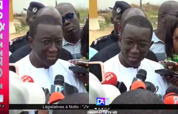 Hlm Grand Médine – Amadou Ba après son vote « il y a une participation timide, mais notre campagne est très réussie…. »