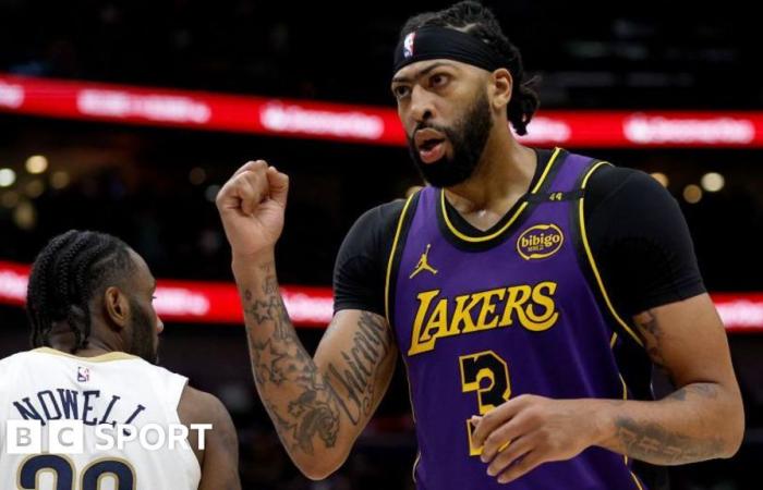 Anthony Davis mène les LA Lakers à une cinquième victoire consécutive