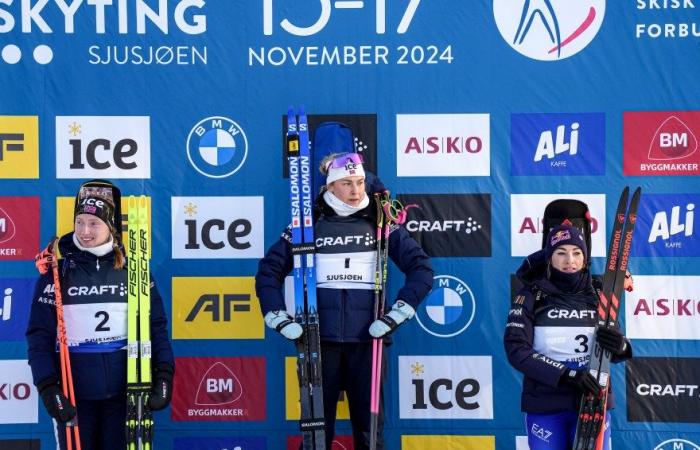 Biathlon | Sjusjøen : malgré une frayeur sur le dernier tir, Ingrid Landmark Tandrevold remporte la mass start devant Maren Kirkeeide et Dorothea Wierer | Magazine Nordique