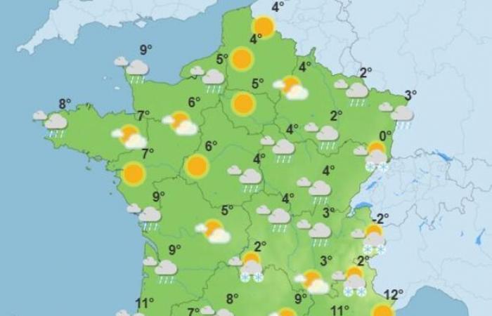 les prévisions de la semaine en France