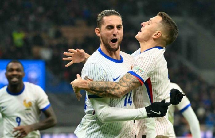 La France prend sa revanche contre l’Italie avec un doublé de Rabiot