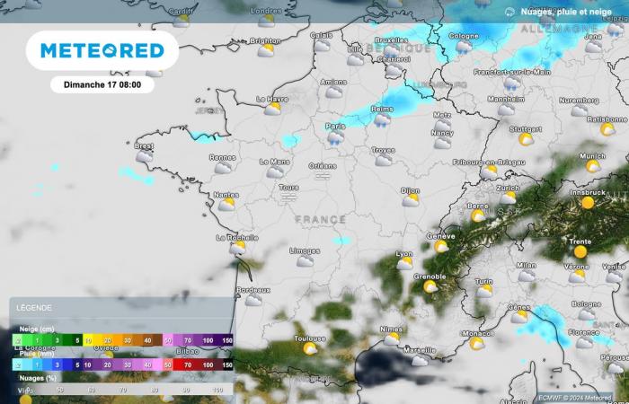 nos cartes confirment un brusque changement de météo dans les jours à venir ! Froid et neige au programme ?